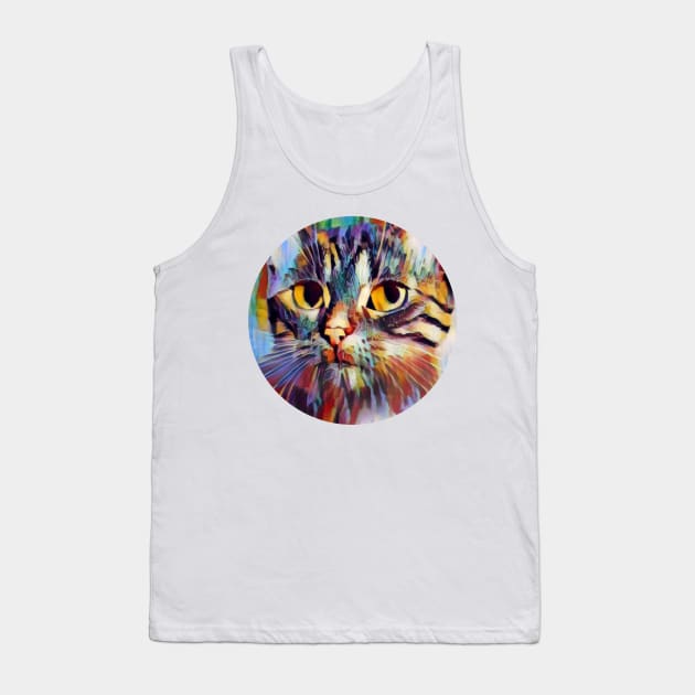 Frisky floppy cat Tank Top by GoranDesign